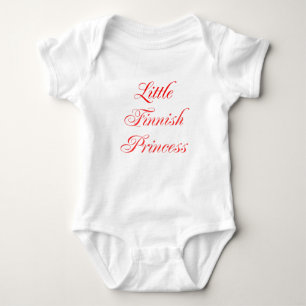 Kleine finnische Prinzessin Baby Strampler