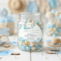 Kleine Fischer Wäscheleine Baby Shower Dankeschön