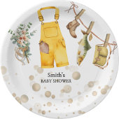 Kleine Fisherman Babydusche Pappteller