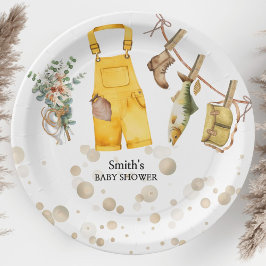 Kleine Fisherman Babydusche Pappteller