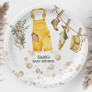 Kleine Fisherman Babydusche Pappteller
