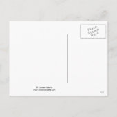 Kleine Flamme - niedliche Feiertagspostkarte (Rückseite)