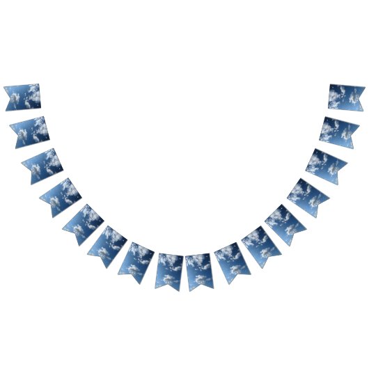 Kleine Flecken Wolken Wimpelkette (Alle)