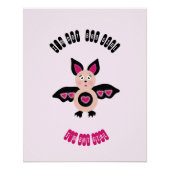 Kleine Fledermaus Poster (Vorderseite)