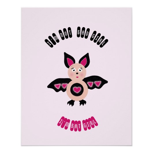 Kleine Fledermaus Poster (Vorderseite)