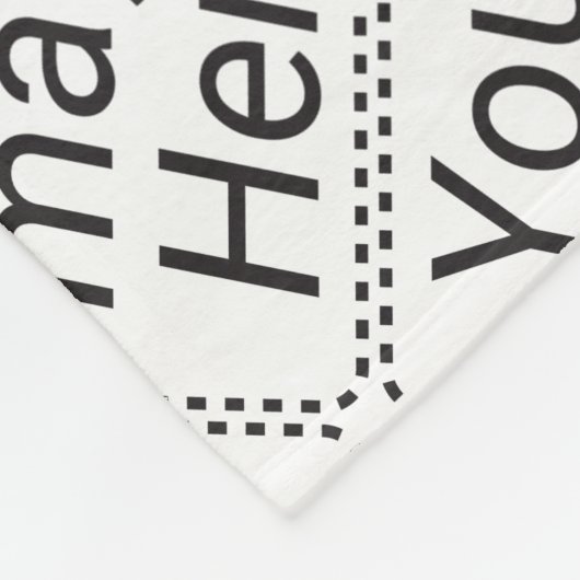 Kleine Fleece-Decke Fleecedecke (Ecke)