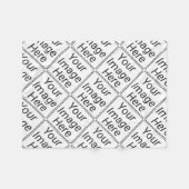 Kleine Fleece-Decken-Schablone Fleecedecke (Vorderseite (Horizontal))