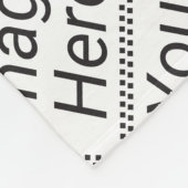 Kleine Fleece-Decken-Schablone Fleecedecke (Ecke)