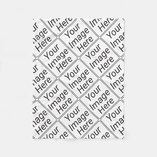 Kleine Fleece-Decken-Schablone Fleecedecke (Vorderseite)