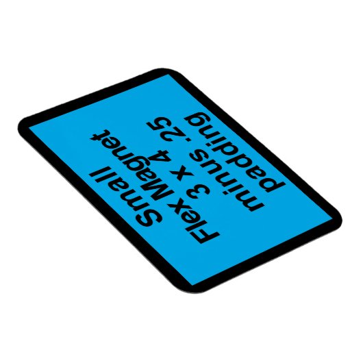 Kleine Flex-Magnet-Vorlage Horizontal passt schwar Magnet (Rechte Seite)