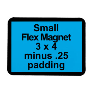 Kleine Flexmagnet-Schablonen-horizontales Magnet