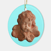 KLEINE FLORENTINE ANGEL KERAMIK ORNAMENT (Links)