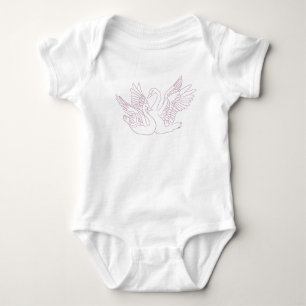 Kleine Flügel der Liebe Baby Strampler
