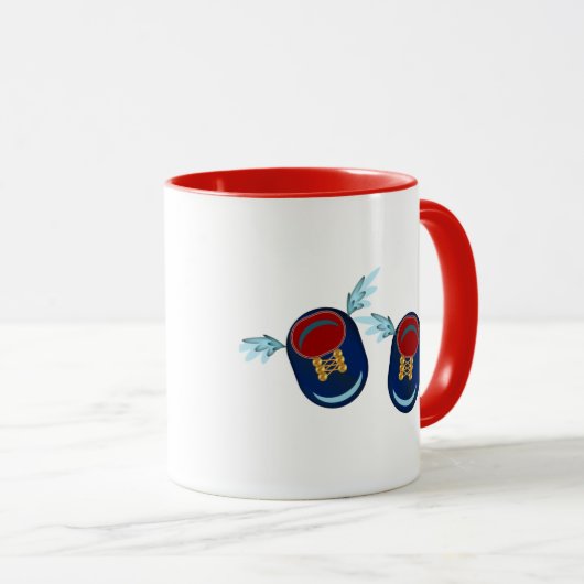 Kleine Flügelschuhe Tasse (VorderseiteRechts)