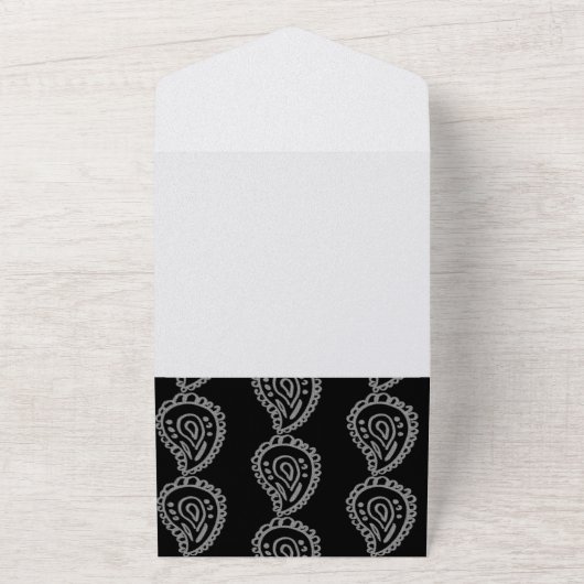 Kleine Foil Card All In One Einladung (Außenbereich)