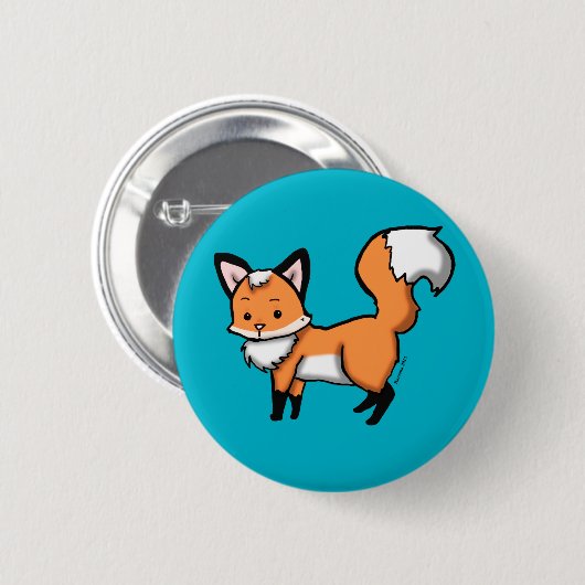 Kleine Fox-Knöpfe Button (Vorne & Hinten)