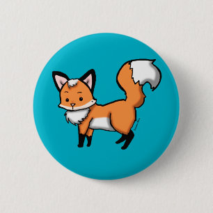 Kleine Fox-Knöpfe Button