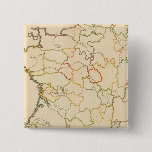 Kleine französische Flüsse Button (Vorderseite)