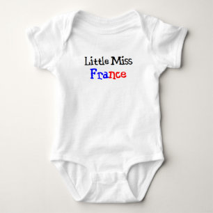 kleine französische Miss Baby Strampler