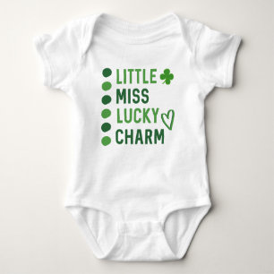 Kleine Frau Lucky Charm // Niedlicher St. Patrick' Baby Strampler
