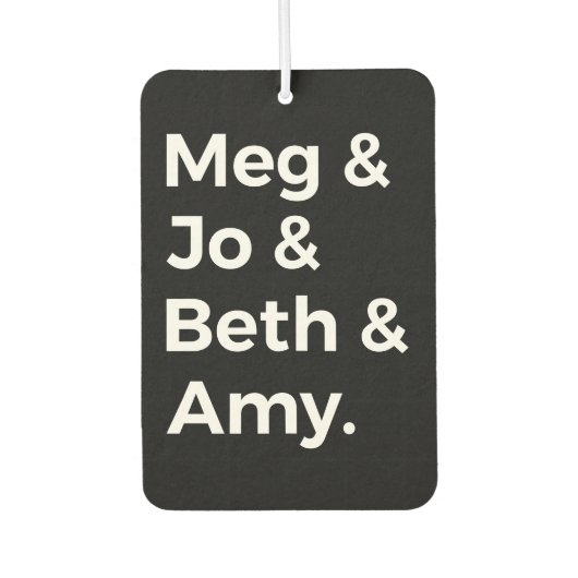 Kleine Frauen Autolufterfrischer (Vorderseite)