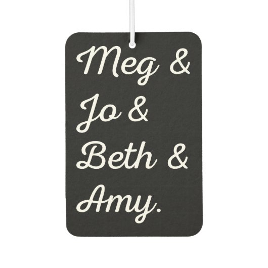 Kleine Frauen II Autolufterfrischer (Vorderseite)