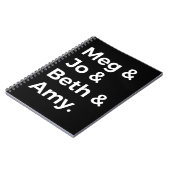 Kleine Frauen Notizblock (Linke Seite)