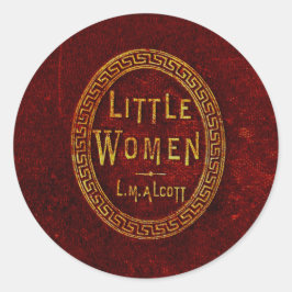 Kleine Frauen | Runder Aufkleber