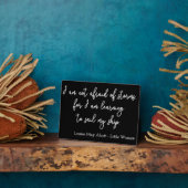 Kleine Frauen Zitat I - Handwriting Style Fotoplatte (Seite)