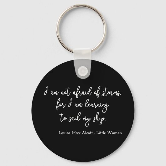 Kleine Frauen Zitat I - Handwriting Style Schlüsselanhänger (Vorderseite)