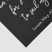 Kleine Frauen Zitat I - Handwriting Style Seidenpapier (Ausschnitt)