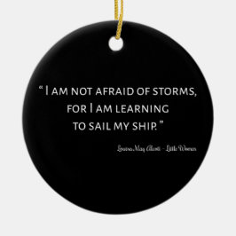 Kleine Frauen Zitat I - Klassischer Stil Keramik Ornament