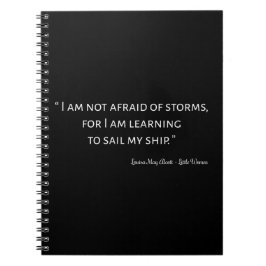 Kleine Frauen Zitat I - Klassischer Stil Notizblock