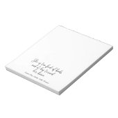 Kleine Frauen Zitat II - Handschriftenstil Notizblock (Rotiert)