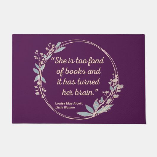 Kleine Frauen Zitat II - Niedlicher Stil Fußmatte (Vorderseite)