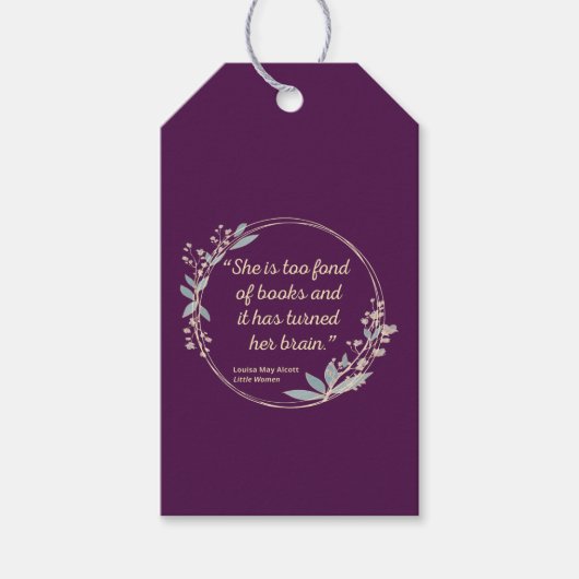 Kleine Frauen Zitat II - Niedlicher Stil Geschenkanhänger (Vorderseite)