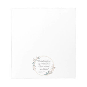 Kleine Frauen Zitat II - Niedlicher Stil Notizblock