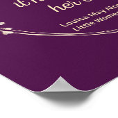 Kleine Frauen Zitat II - Niedlicher Stil Poster (Ecke)