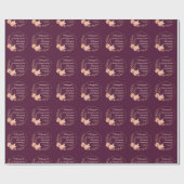 Kleine Frauen Zitat IV - Niedlicher Stil Geschenkpapier (Flach)