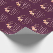 Kleine Frauen Zitat IV - Niedlicher Stil Geschenkpapier (Ecke)