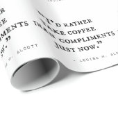 Kleine Frauen-Zitate Geschenkpapier (Rolleneckpunkt)