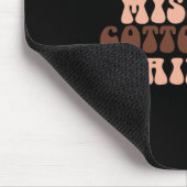 Kleine Fräulein Baumwollschwanz Leopard Gepard Süß Mousepad (Ecke)