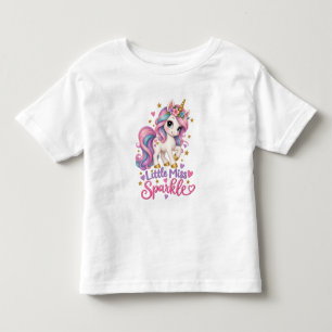 Kleine Fräulein Funkel Einhorn (Mädchen) Kleinkind T-shirt