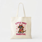 Kleine Fräulein Pawsitive Hündin Tragetasche (Vorne)