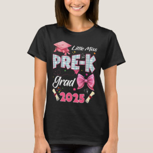 Kleine Fräulein Vorschulabsolventin 2025 Coquette T-Shirt