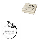 kleine freie Bibliothek geblüht ApfelBriefmarke Gummistempel (Stempel)