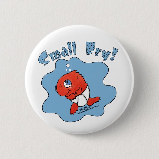 Kleine Fritte Button (Vorderseite)