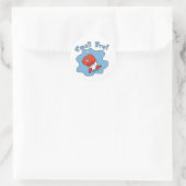 Kleine Fritte Runder Aufkleber (Tasche)