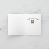 KLEINE FROG HOPPY HALLOWEEN NOTE CARD Verse Karte (Innenseite)