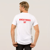 Kleine Frontlogos "WD" auf der Rückseite Tri-Blend Shirt (Rückseite voll)
